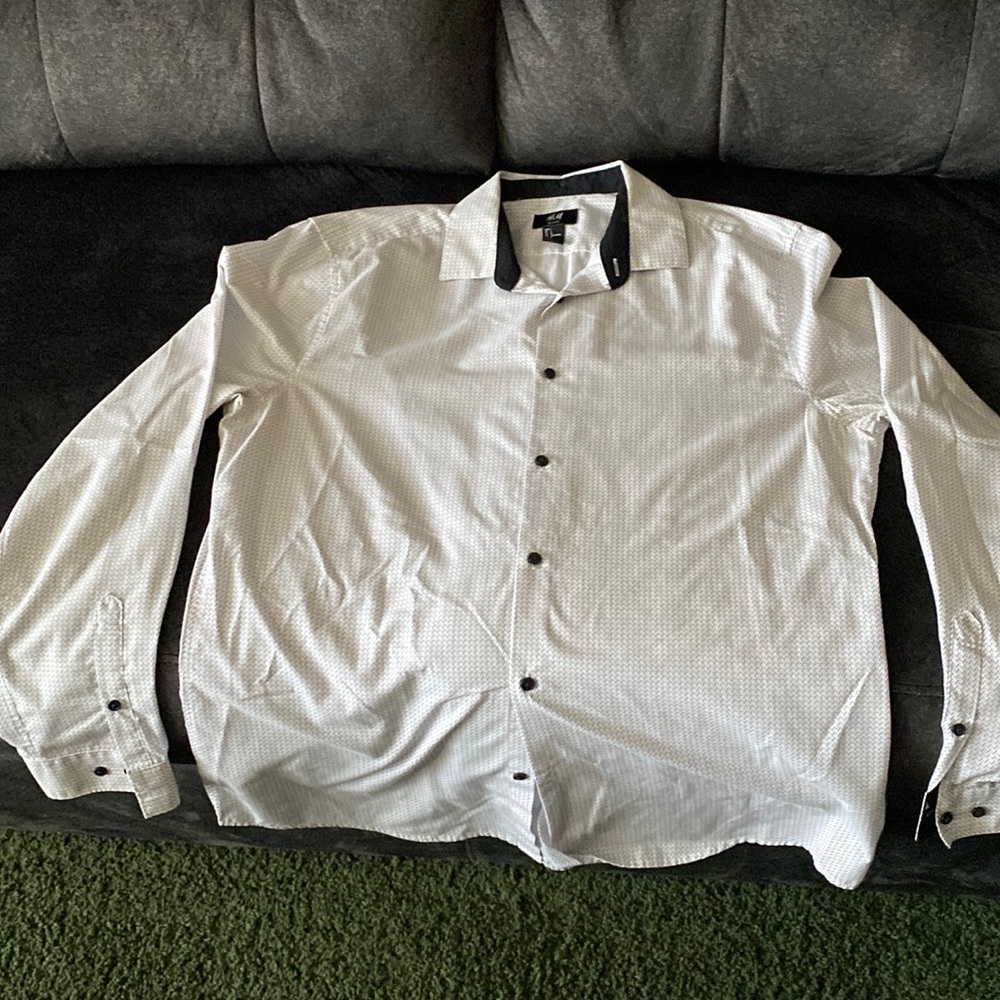 H&M Long Sleeve Dress Shirts, All Size Larges